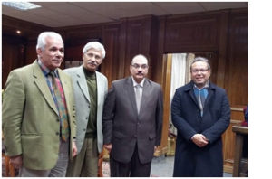 Cooperation between Benha University and Qalyoubia Governorate to beautify Mansheya New Tunnel