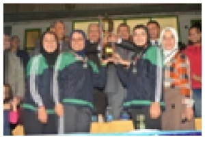 The ending of the activities of the sport festival of Benha University