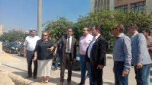 BU acting president inspects several new buildings in Kafr-Saad