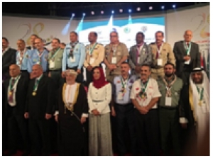 The University's son is awarded by obtaining the highest medal of scouting in the Arab-Region